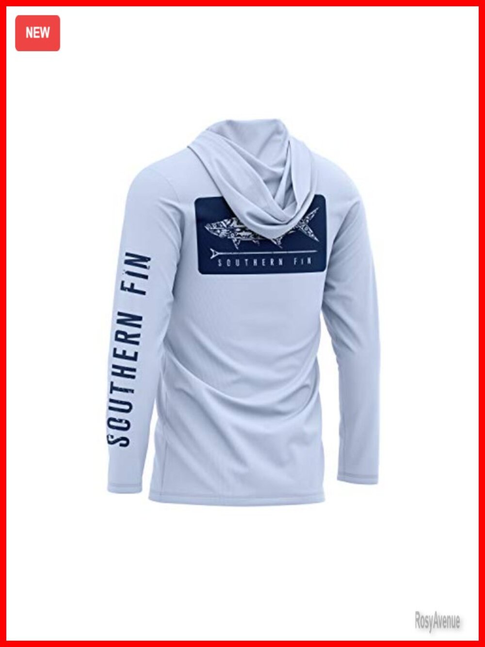 UPF 50+ Fishing Hoodie Shirt Moisture Wicking Lightweight